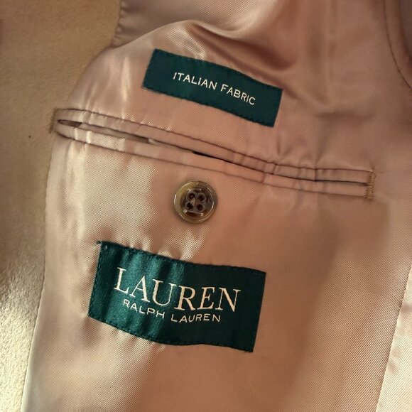 Lauren Ralph Lauren Camel Coat – Italian Fabric – Classic Overcoat – Men’s - Picture 3 of 4